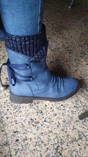 Women Suede Ankle Boots photo review
