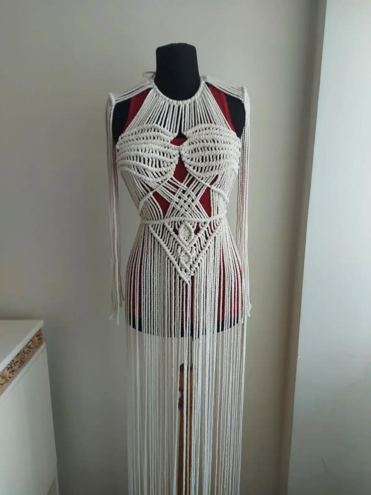 

Women's Macrame Handmade Eru Color Beach, Festival, Pareo Dress New Season