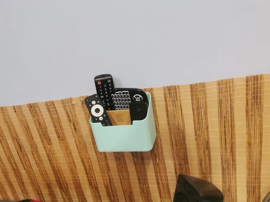 Practical Storage Box for TV Remotes & Air Conditioner Controls Elegant Remote Control Organizer Box for Living Room & Bedroom photo review