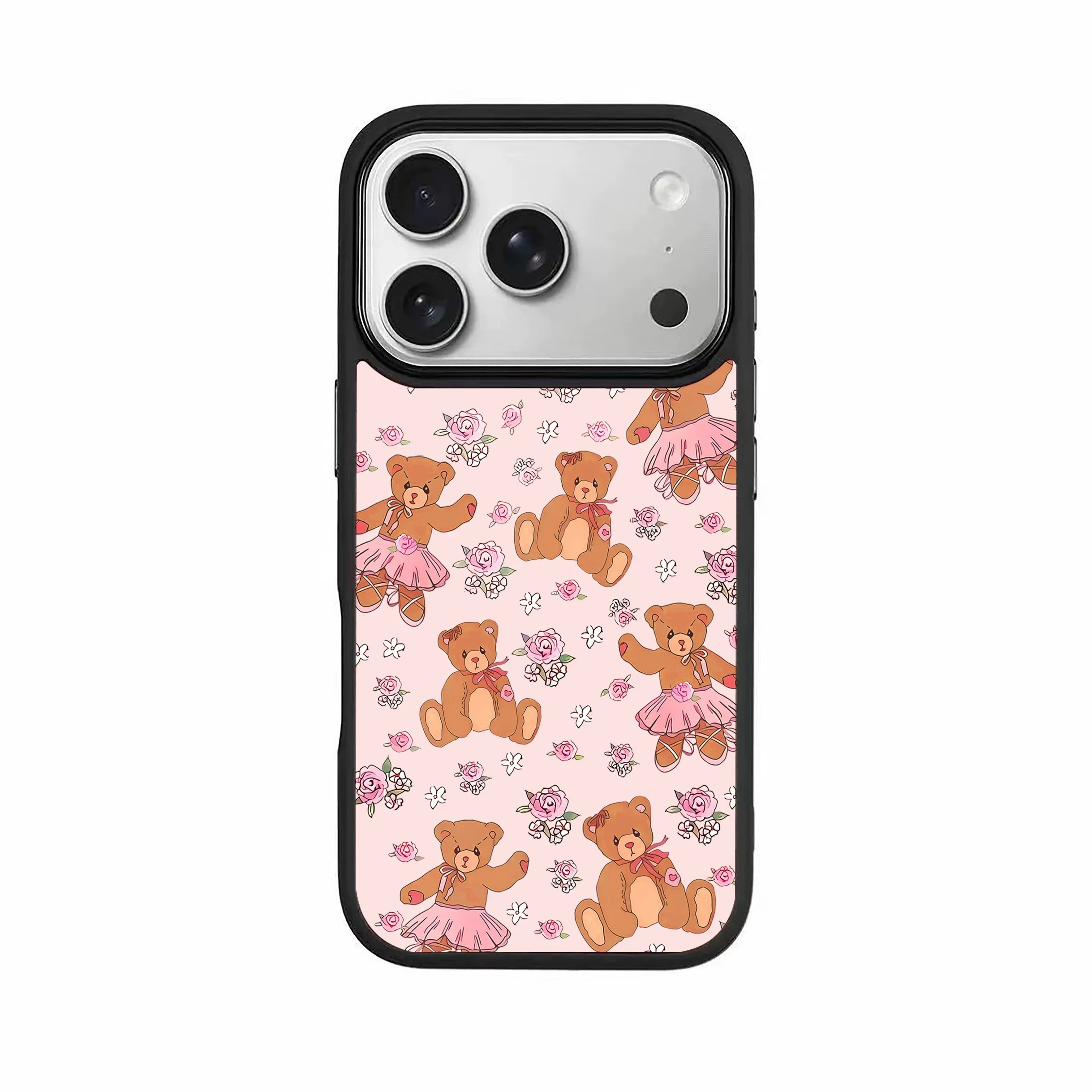 2025 New Wildflower Polka dot deer Phone Case for iPhone 17 Pro Max 12 13 14 15 plus 16 Pro Cover 3D WF Strawberry Cartoon Cases 5
