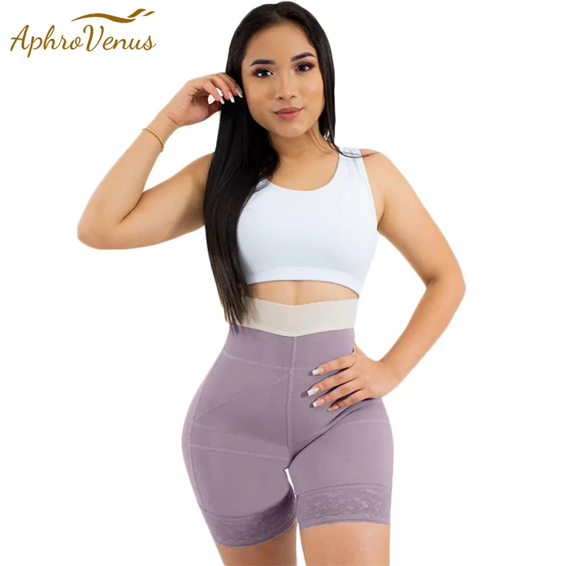 

Fajas Colombiana Daily Life Use Double Pressure Shaping Shorts Slimming Lace Shapewear Girdle Seamless Waist Trainer Body Shaper