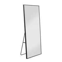 Зеркало для всего тела Comanlai 164 x 54 см, подвесное или наклонное на стене, напольное зеркало для спальни, гардеробной — изображение 6