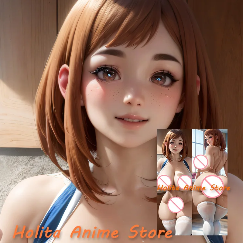 

Двусторонняя наволочка для подушки Dakimakura Thicc Ochaco Uraraka с аниме
