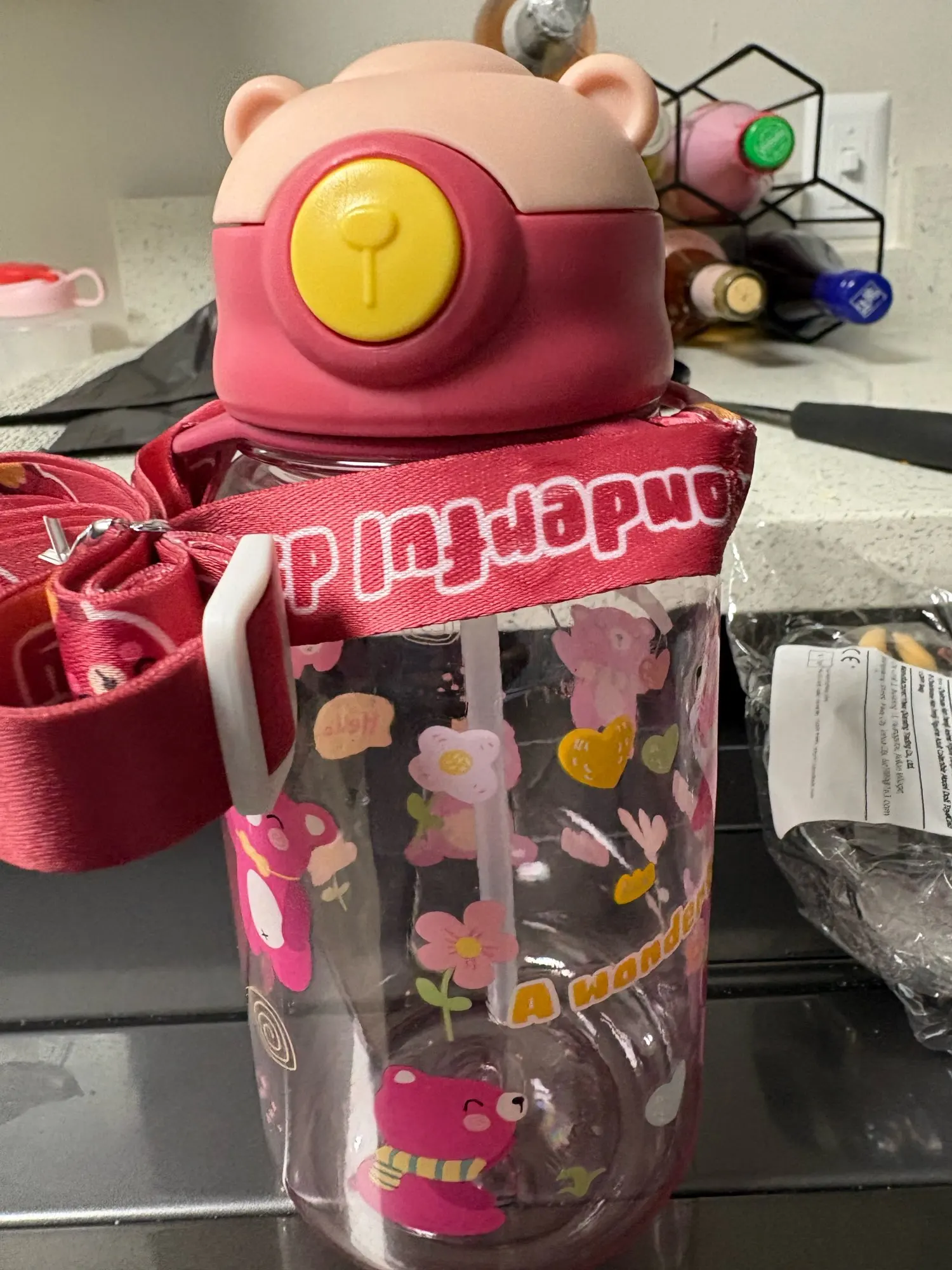 Kawaii Little Bear Water Bottle photo review