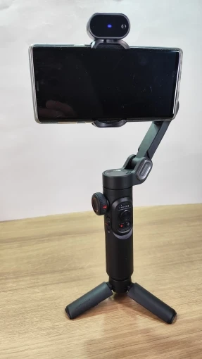 Estabilizador Gimbal De 3 Ejes Para Móvil VEVOR - Con Luz Magnética, Seguimiento Facial Y Control Por Gestos, Ideal Para Vídeos En Movimiento