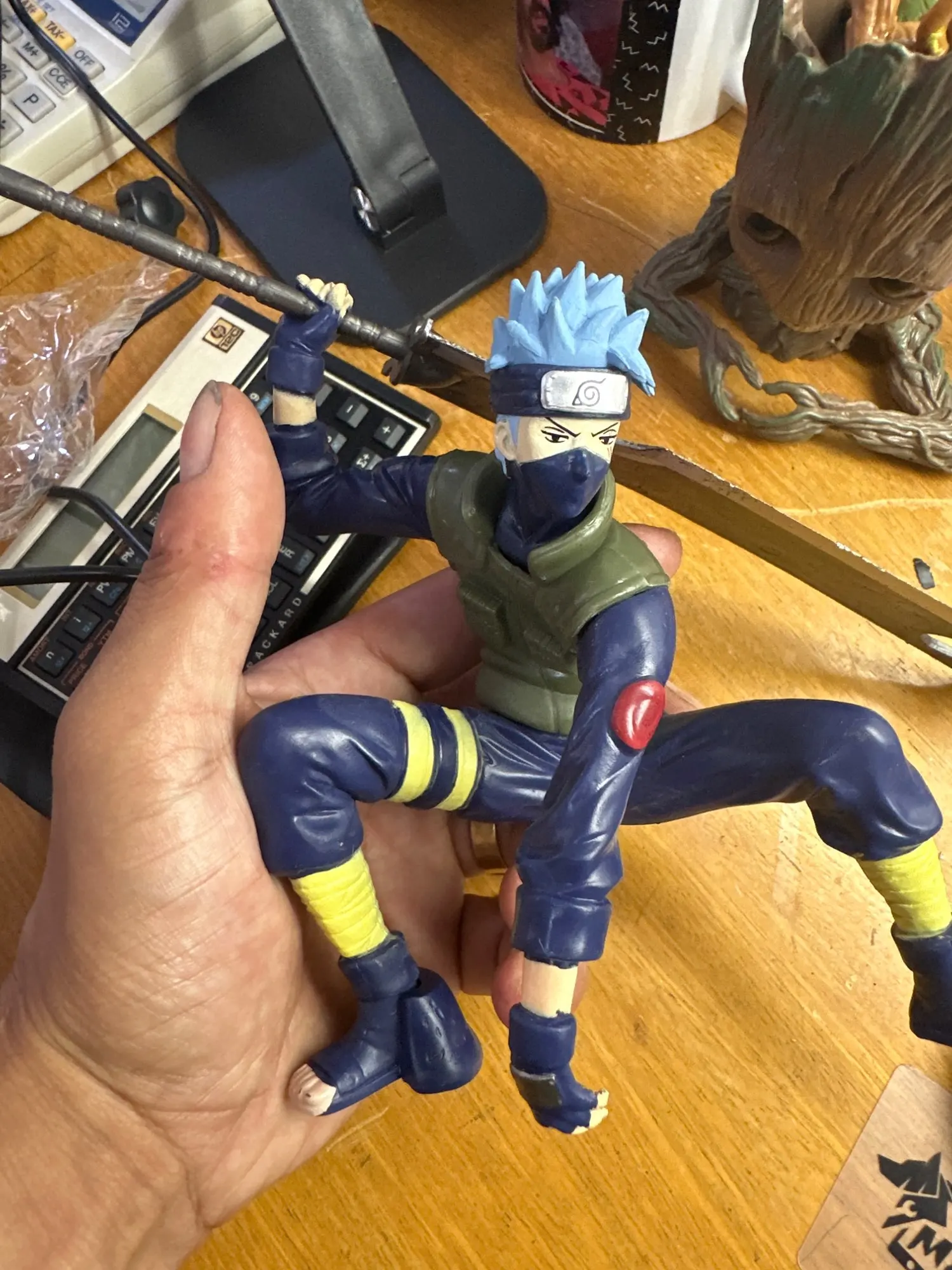 Anime Naruto Hatake Kakashi Figures NARUTO Accessories Action Figure Model Doll Cartoon Kids Children Toys Cool Birthday Gifts photo review