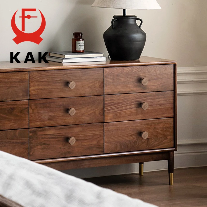 KAK-tiradores de madera de nogal Natural para muebles de cocina, pomos de  armario, cajón, puerta de armario, herrajes para puertas - AliExpress