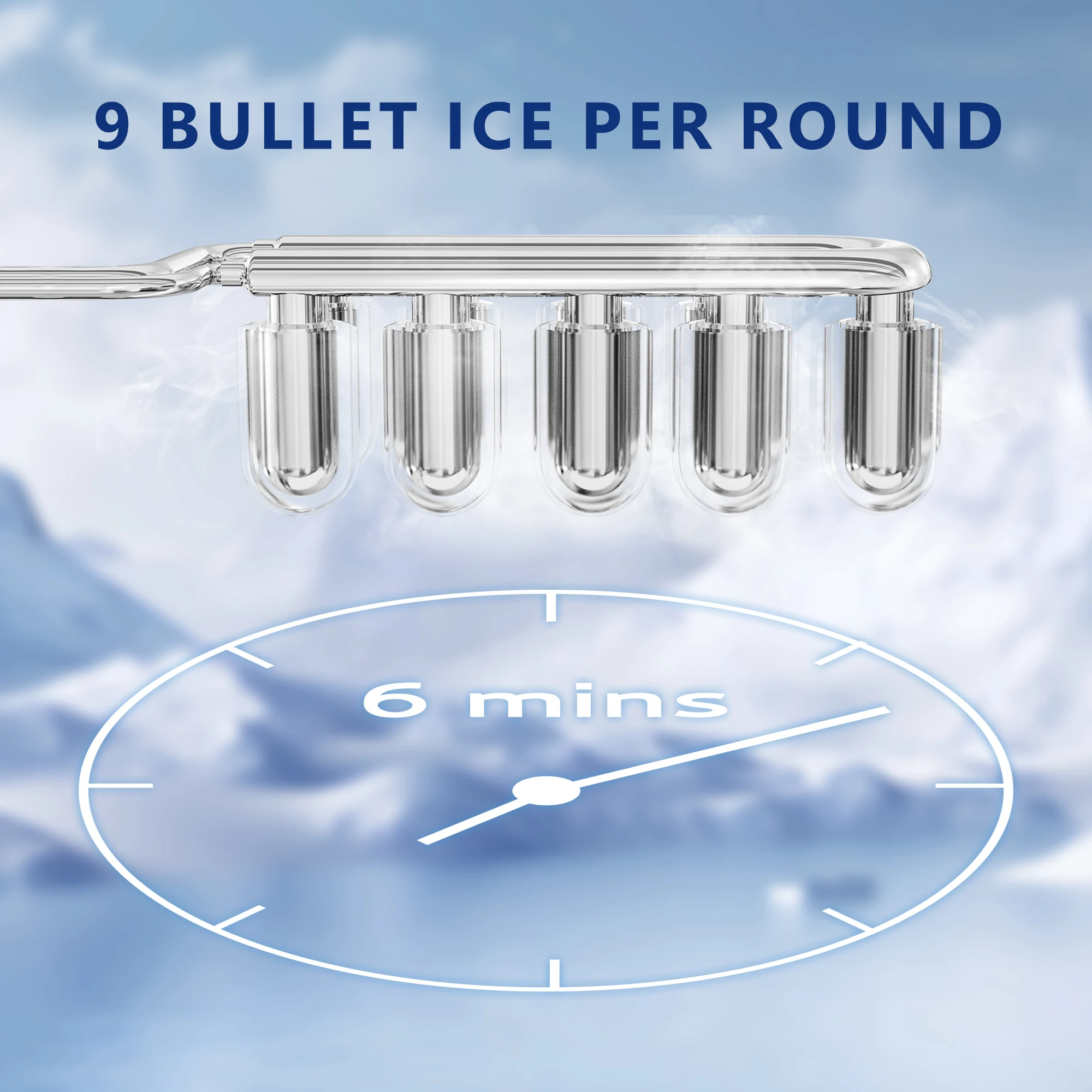 SIMALIFE IM 06 صانع الثلج على سطح الطاولة صانع الث...