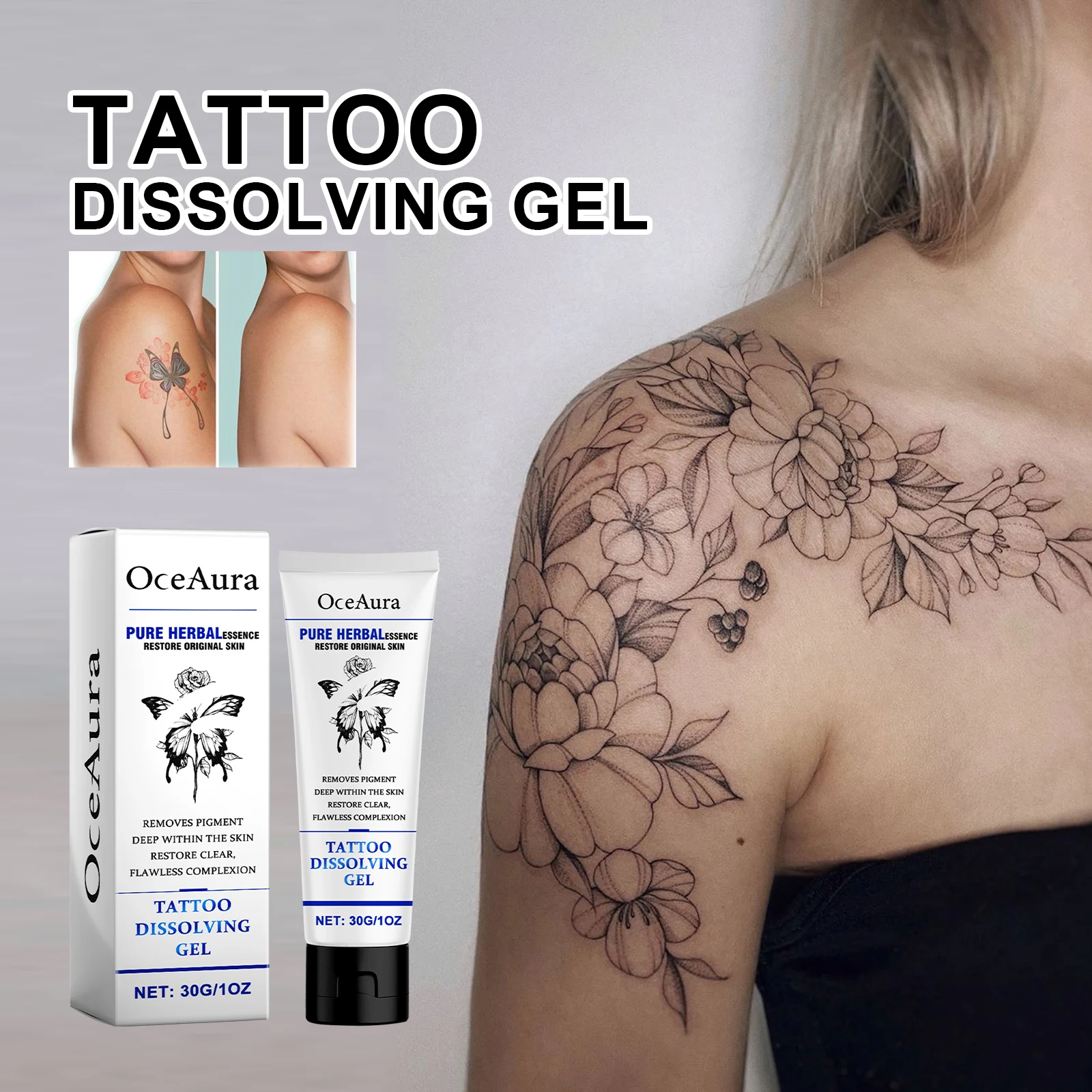 Oceaura Herbal Tattoo Remove Gel 1