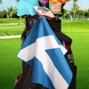UK Scotland Flag Golf Waffle Towel 1