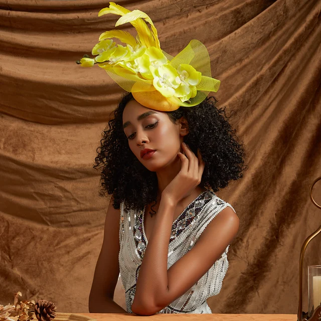 Fascinators Hats Flower Hair Clip Feathers Tea Party | Ubuy Fascinators Hats Flower Hair Clip Feathers Tea Party | Ubuy
