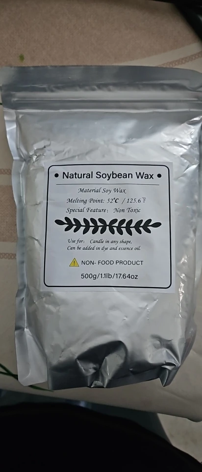 Natural Soy Wax For DIY Handmade Candles photo review