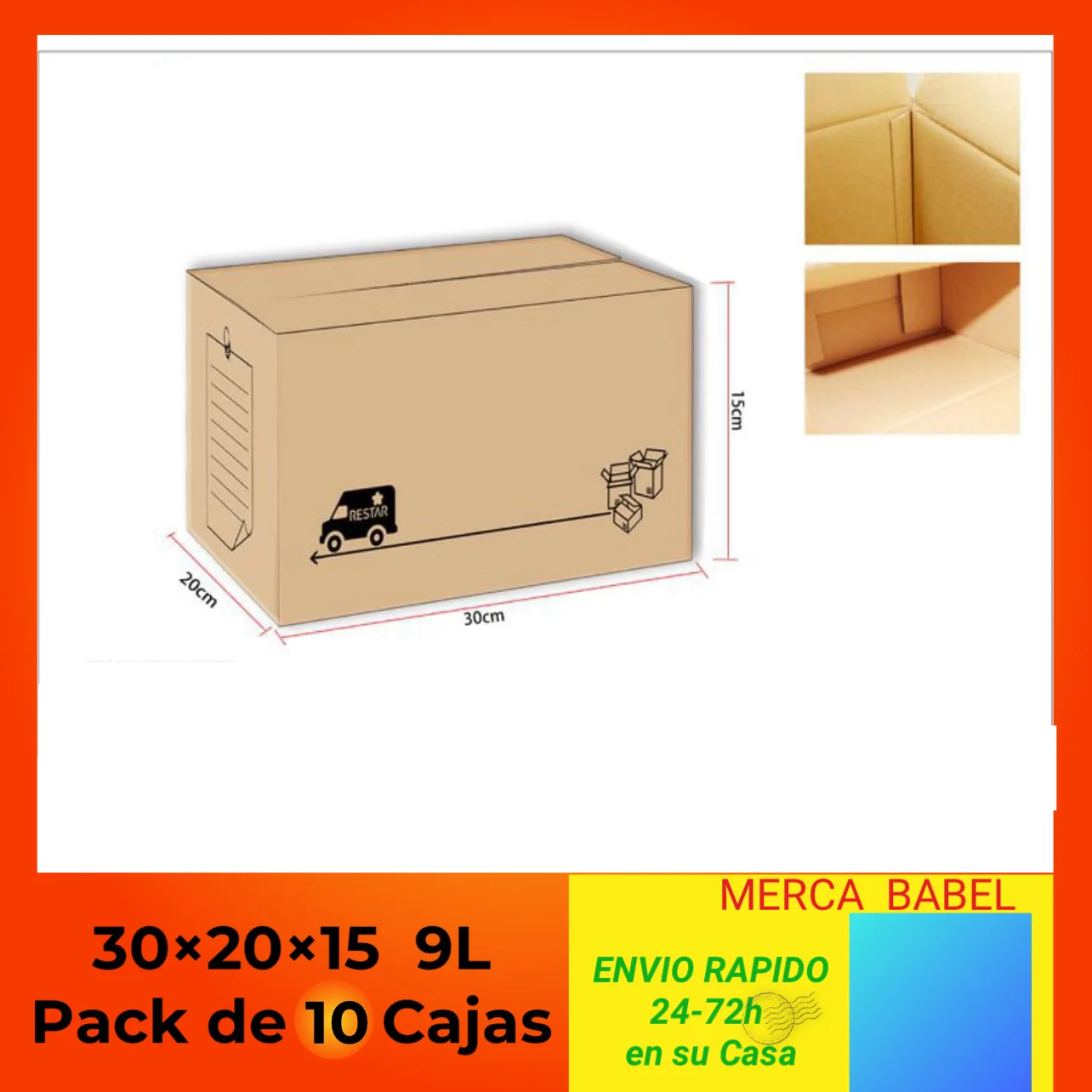 Caja de cartón 170x165x092mm al mejor precio I Dto. Bienvenida