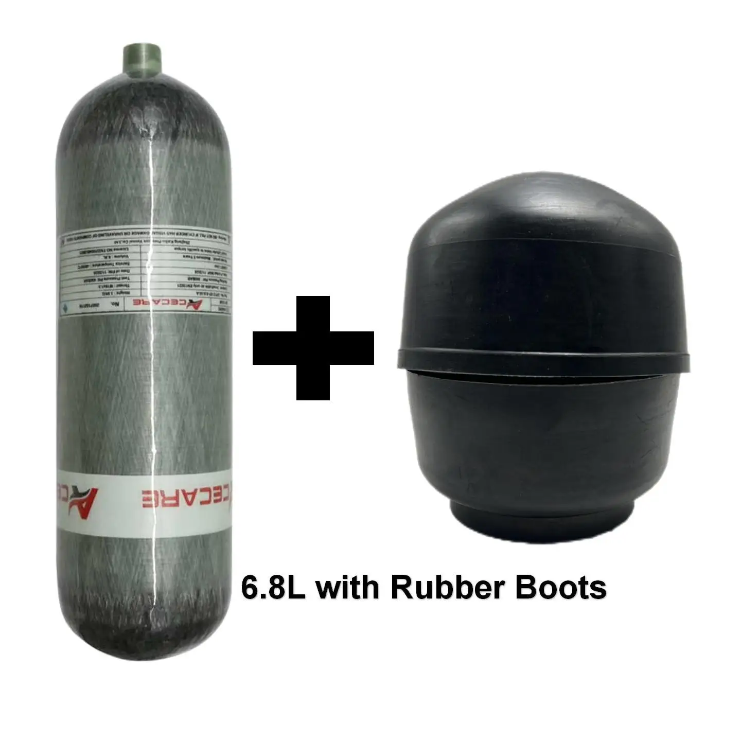 Réservoir PCP Pour Fusil à Air ACECARE AKH-D1 - 30MPa, Vanne M18*1,5 Avec Manomètre