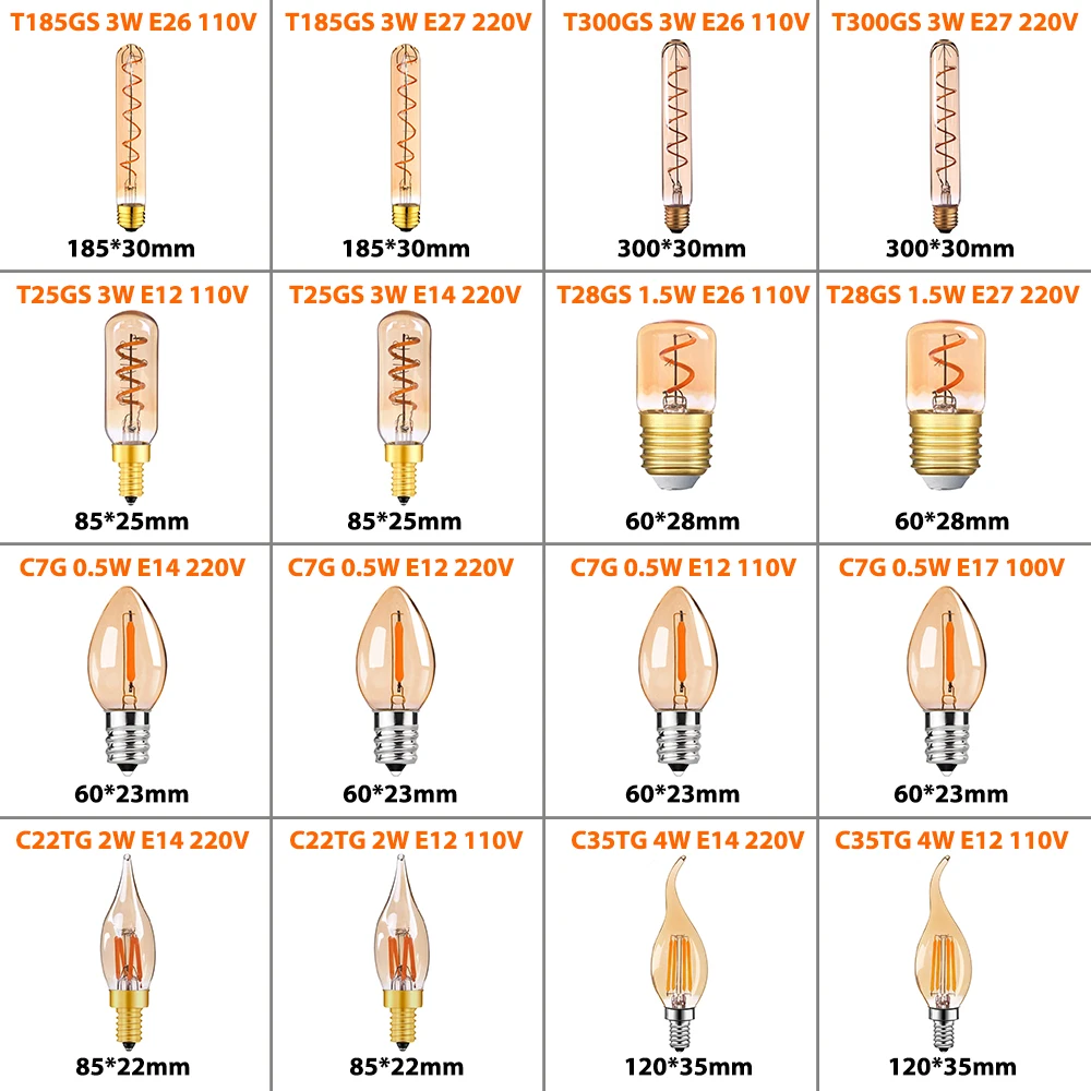 Vintage Edison Filament LED Bulb - Decorative Home Lighting Solution
