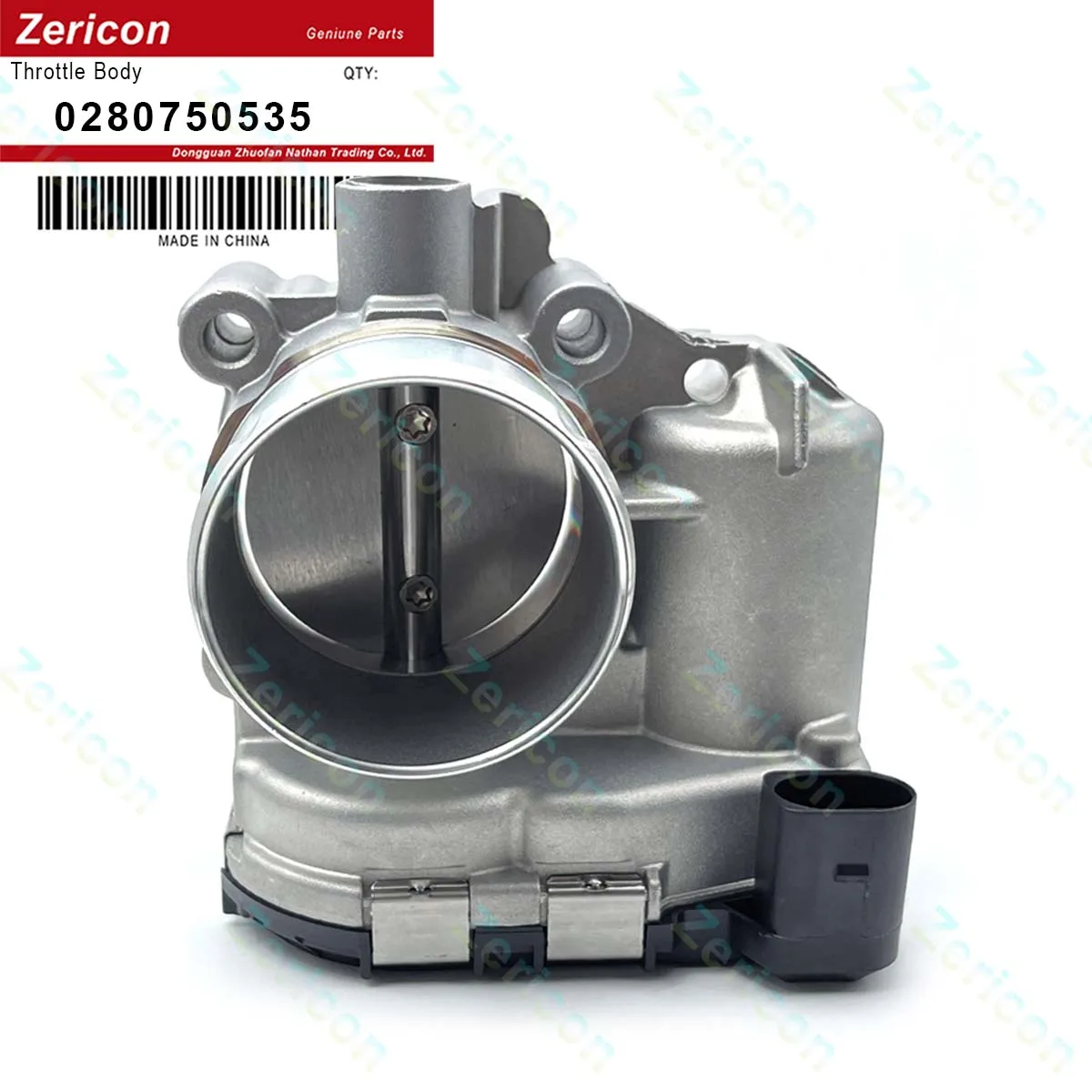 Throttle Body 0280750535 7S7G-9F991-CA Compatible With 2011-Ford Fiesta 1.6L