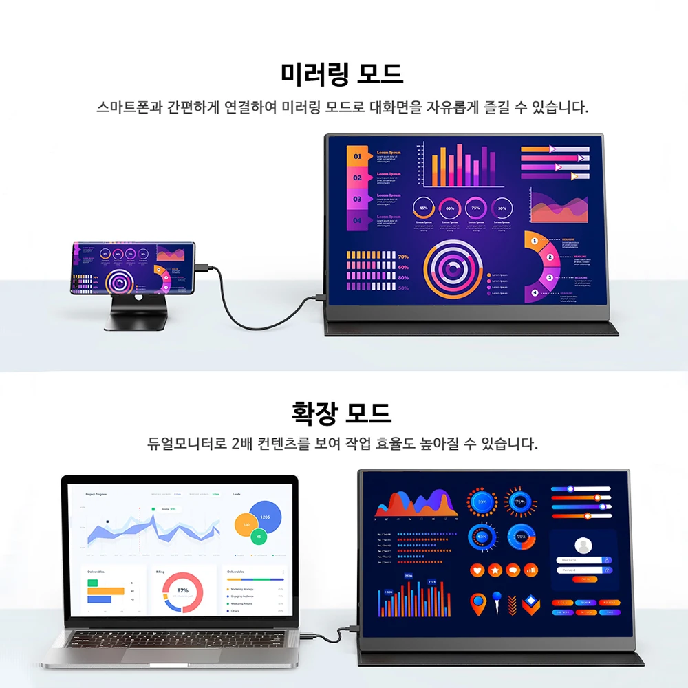Cdisplay 2K ޴  17.3ġ 2560*1440 QHD IPS ÷ Ʈ ͺ  ű ĵ ̽ Ŀ   USB-C Mini HDMI  PS5 ƺ Xbox 