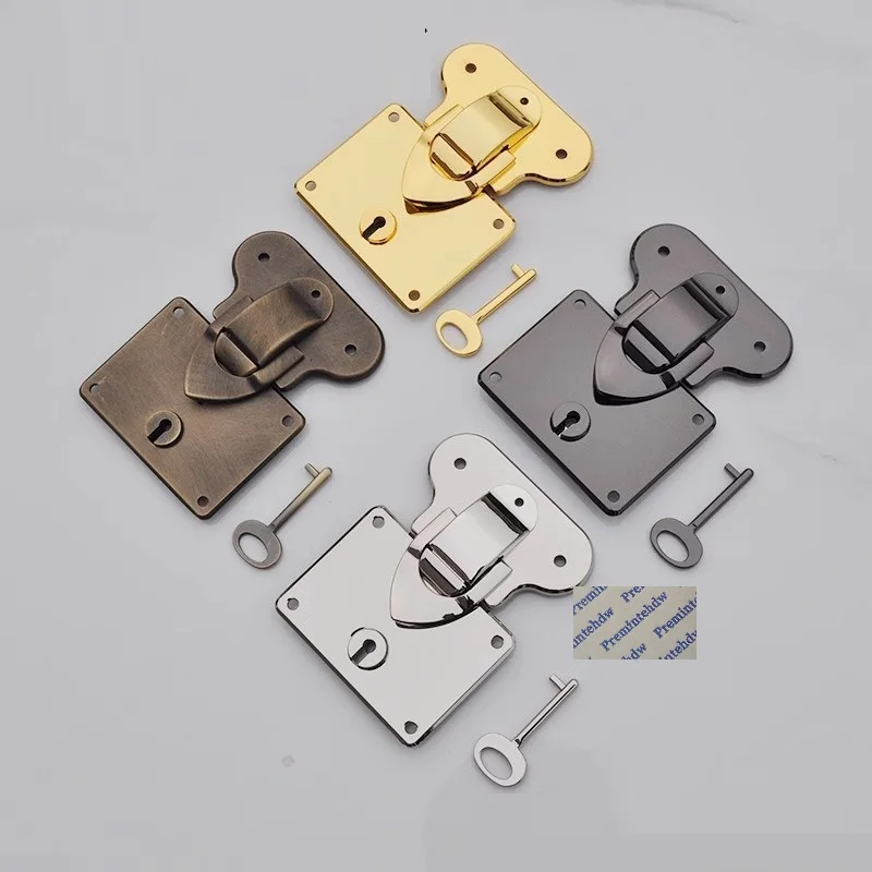 Lot De 4 Loquets à Bascule Rétro En Fer Pour Boîte à Bijoux