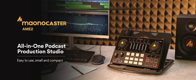 美品 maonoCASTER AME2A ポータブルポッドキャスト Maonocaster