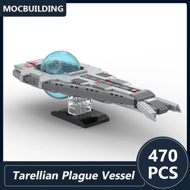 

Tarellian Plague Vessel Starships Model Moc Building Blocks DIY Assembled Bricks Space Series Display Toys Collect Gifts 470PCS
