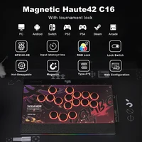 Haute42 C16 Magnetic Leverless Hitbox Controller Stickless Arcade Controller Keyboard For PC/ PS5/PS4 Hitbox Fighting Stick - Image 2