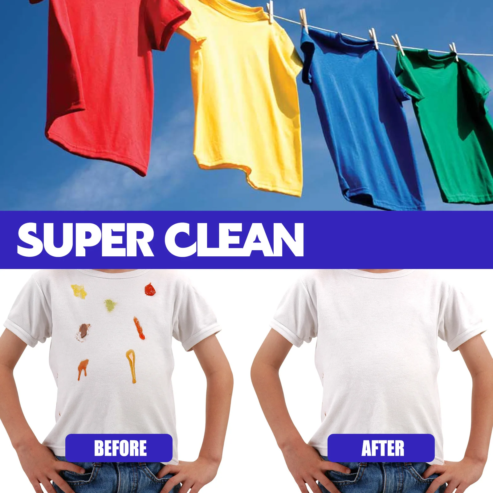 Jue Fish 50ml Clothes Stain Remover Rolling Ball No Wash Coffee Stain Oil Removal Detergent Portable Clothes Stain Clean Roller