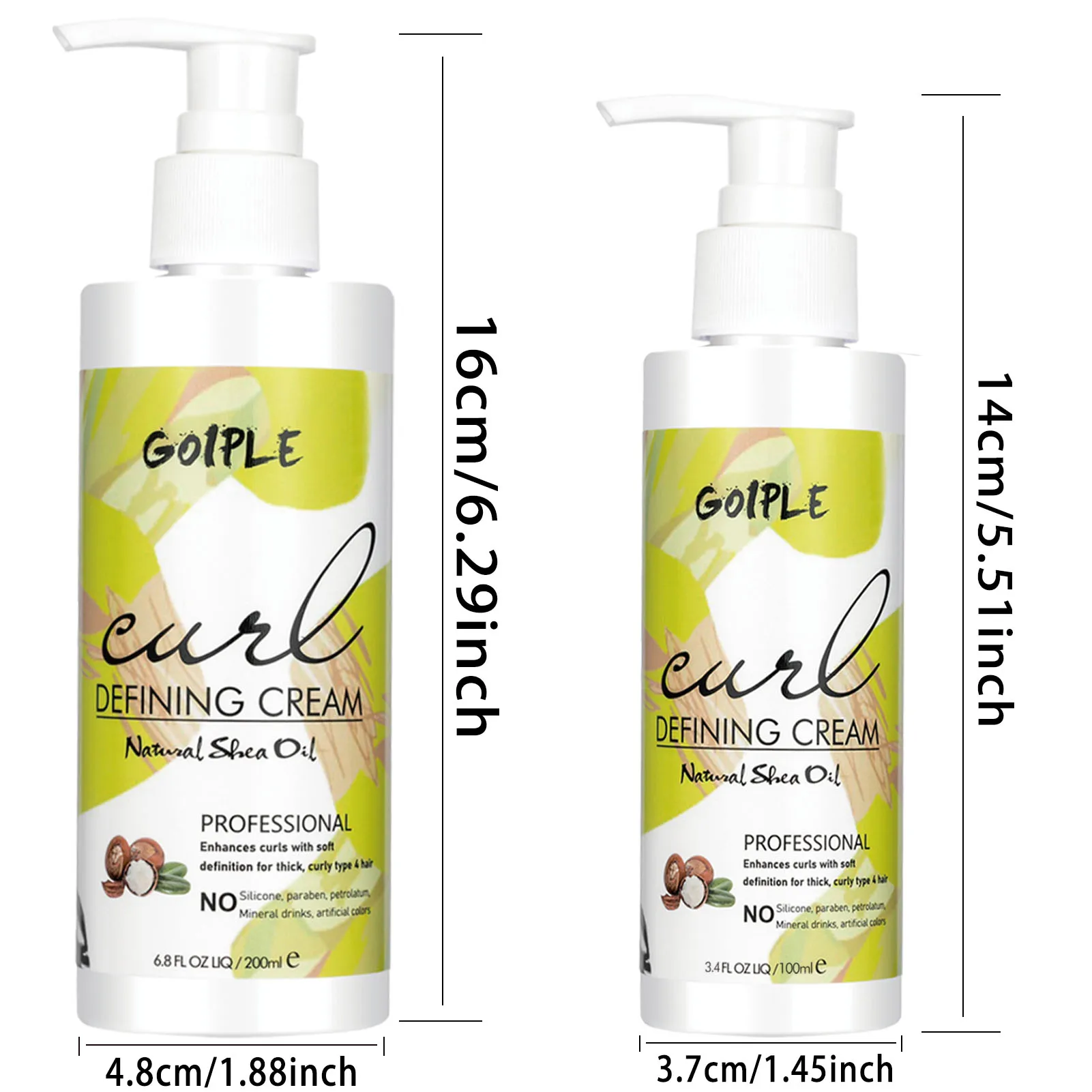 GOIPLE 100ML Curl Defining Cream for Perfection Wavy Hair Care Curly Enhancer Smooth Anti-Frizz and Enhance Natural All Type 6