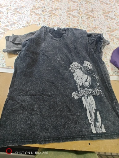 God Hand T-Shirt – Berserk Inspired Design | Cotton Oversized Anime Tee with Blue Hand Art