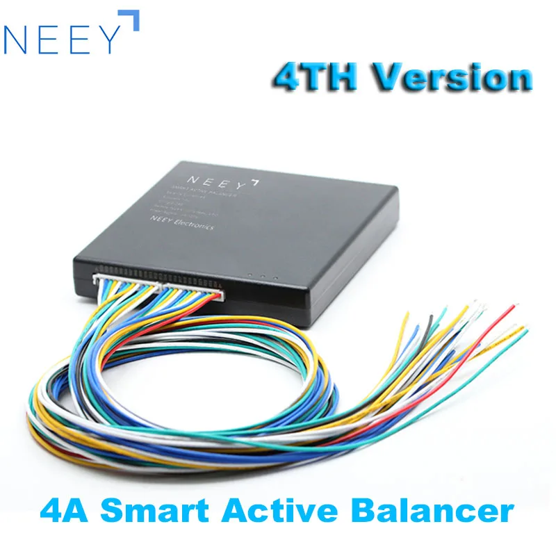 

NEEY 4TH 4A BMS Smart Active Balancer 4S 5S 6S 7S 8S 14S 16S 20S 21S 22S 24S Lifepo4 / Lipo/ LTO Battery Energy equalization