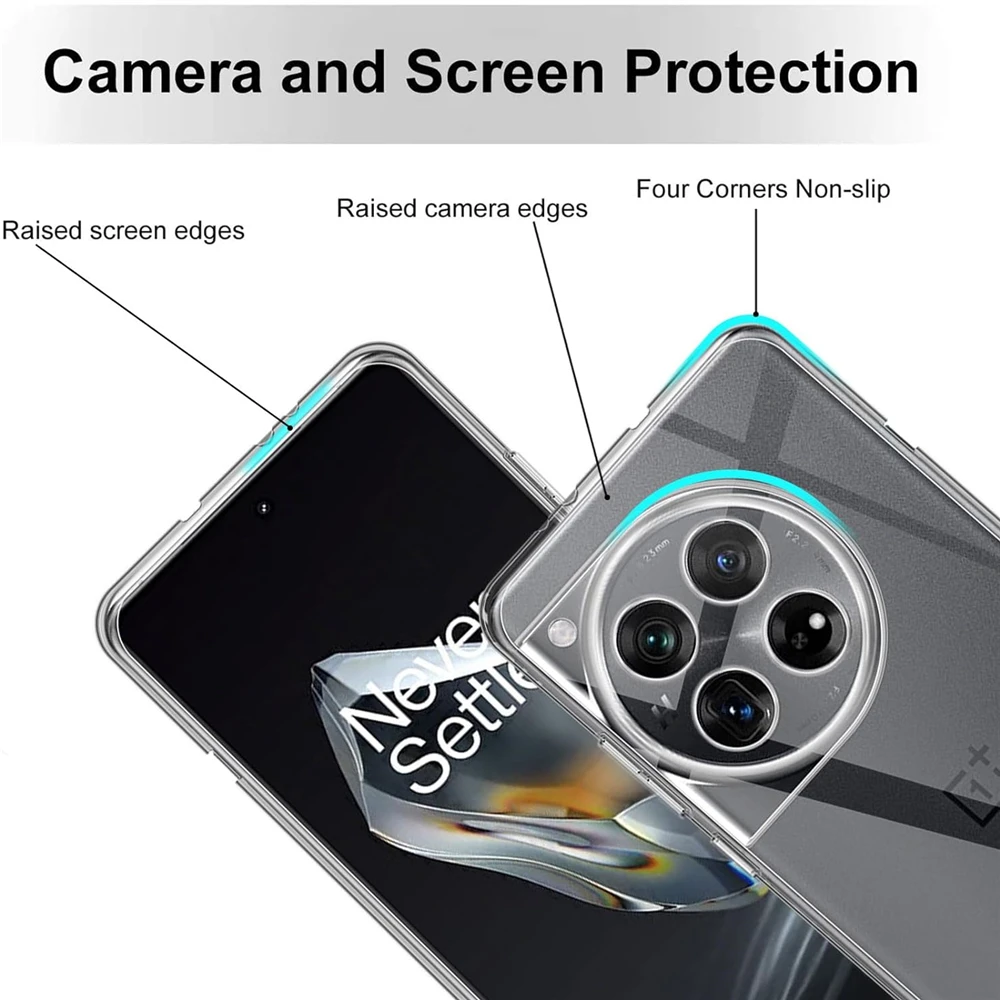 Premium Transparent TPU Smartphone Case - Clear Protective Cover