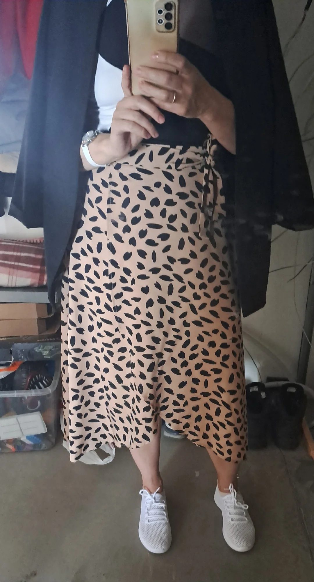 Elegant Boho A-Line Wrap Skirt for Effortless Summer Style photo review