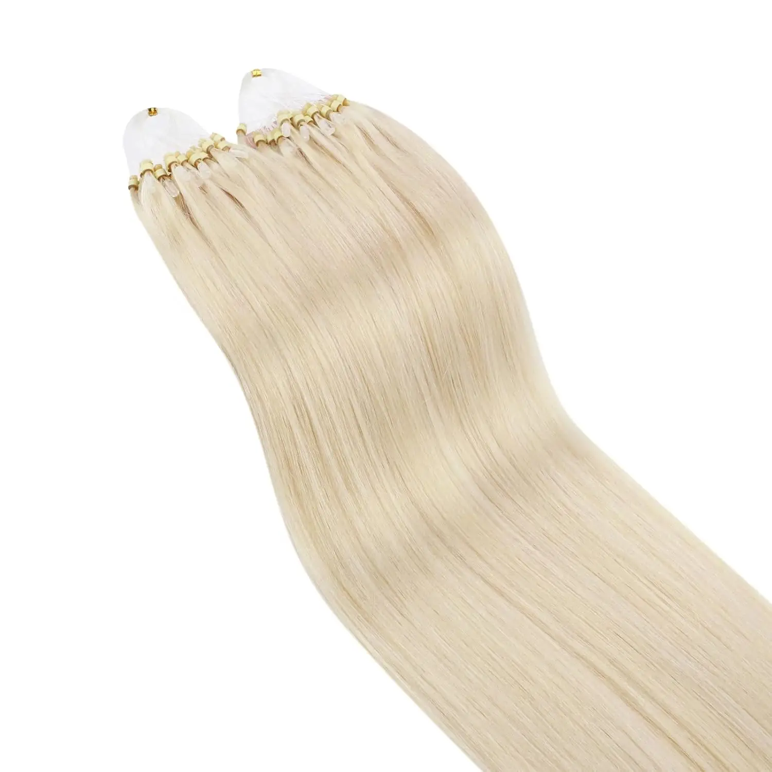 Ugeat Micro Loop Human Hair Extensions 14-24 Inch 1g/set Balayege Color Remy Hair Extension Salon Quality Fusion Pre Bonded