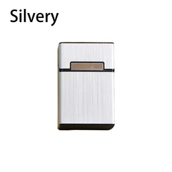 Elegant Cigarette Case - A Stylish Everyday Accessory and Thoughtful Gift (Silver)