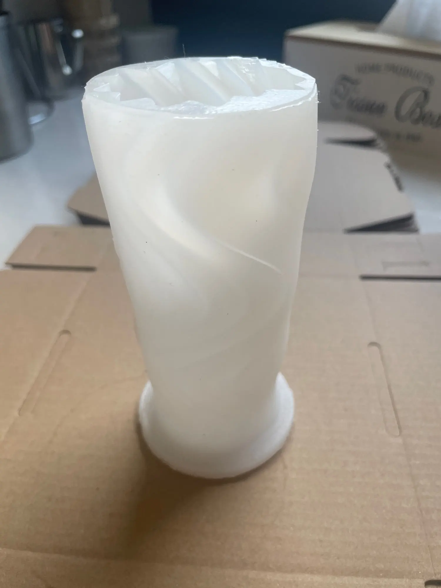 Wavy Stripe Cylindrical Candle Mould photo review