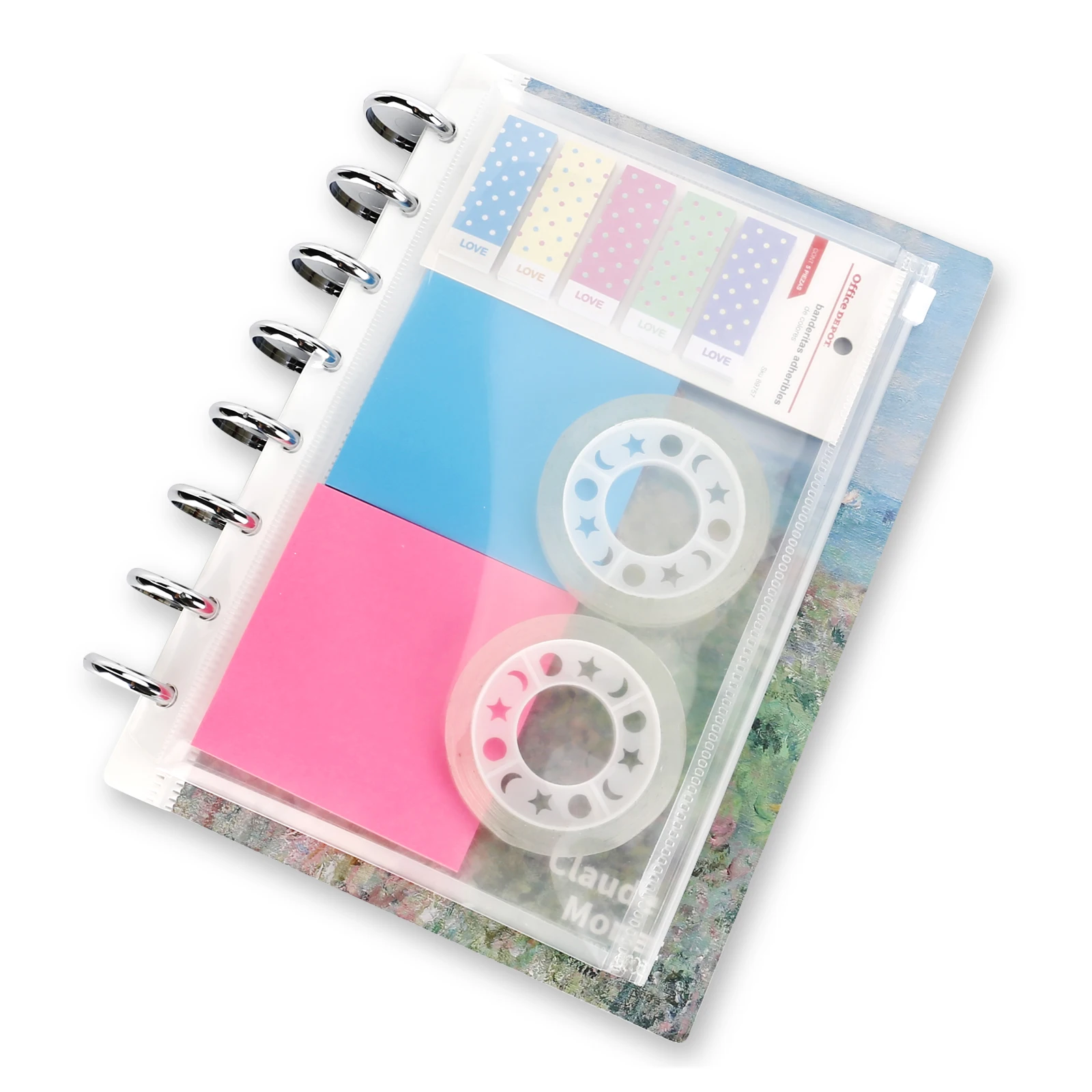 Eagle 5 Index Tags Separate Pages Multi-color binder index divider School Separator Folder Notebook Loose-leaf