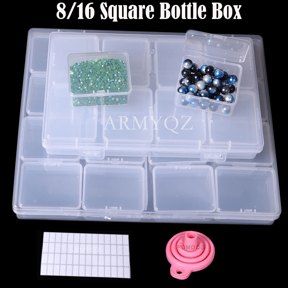 Alipis Box 15 Grid Storage Box Bead Organizer for Jewelry Making