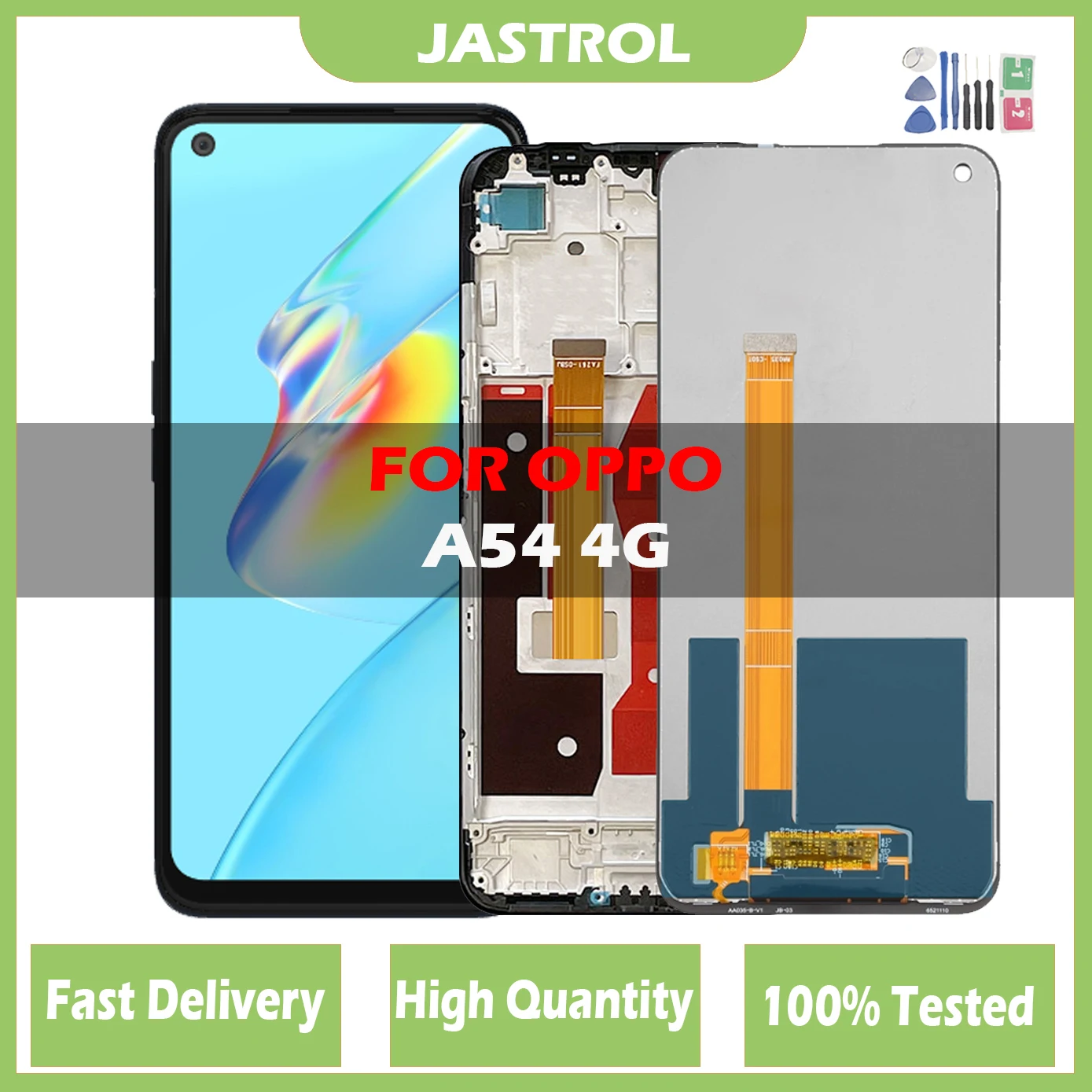 Lcd Originale Per Oppo A54 4G Cph2239 Display Lcd Touch Screen Digitizer Assembly Per Oppo A54 5G Cph2195 Opg02 Lcd Con Cornice