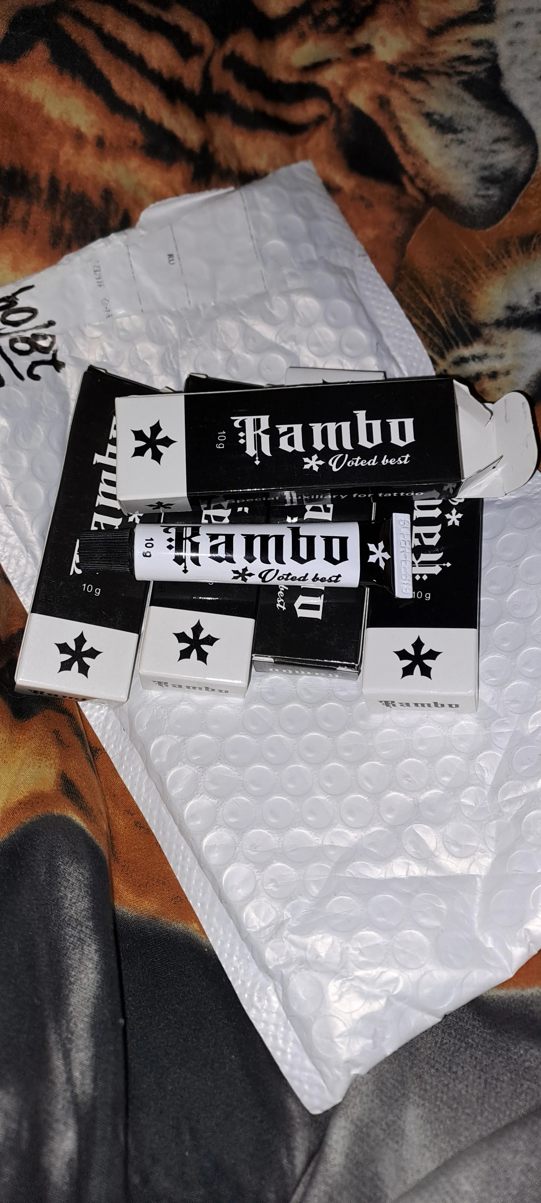 75% Rambo Multipurpose Numbing Cream for Permanent-makeup/Bikini waxing/Tattoos/Piercings/Waxing/Microblading/Laser photo review