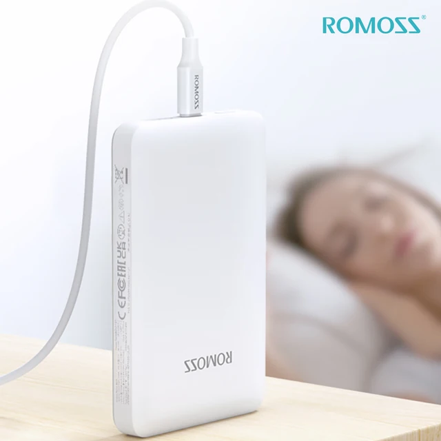 무선 충전이 가능한 Romos 맥세이프 고속 무선 충전 보조 배터리