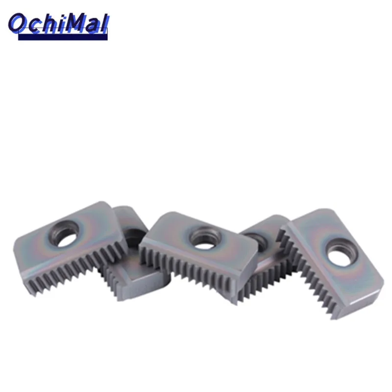 

Standard Metric Internal and External Thread Milling Inserts 21E/I/N 1.5/1.75/2.0ISO Alloy Comb Inserts