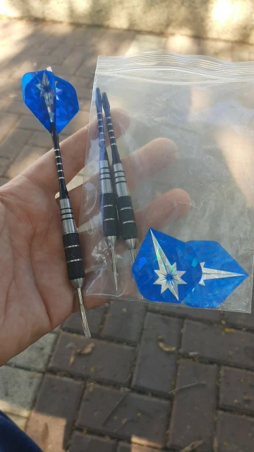 Fléchettes Pointes Acier 22g – Lot de 3 Inox avec Ailettes Laser photo review