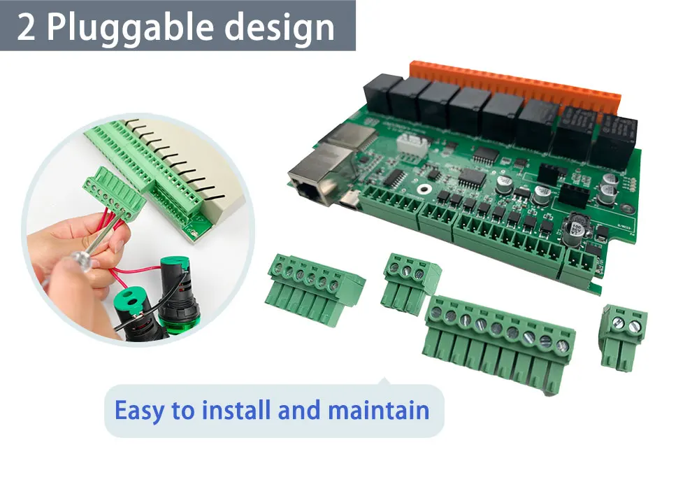 KC868-A8 ethernet relais esp32 entwicklungs board wifi schalter esphome home assistent tasmota diy – Detail 6