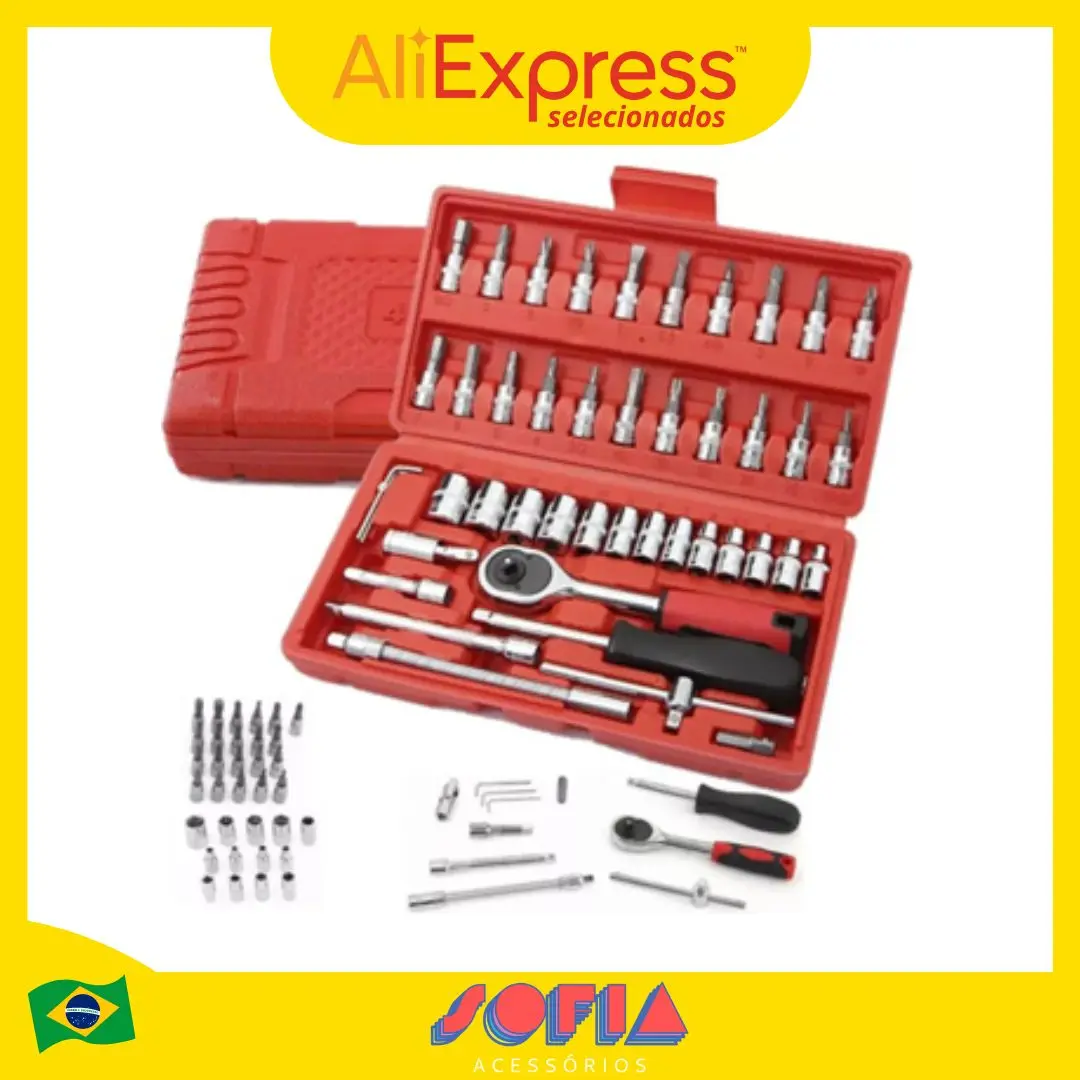 Kit-Keys-Game-Ratchet-Reversible-Sockets-46-Pieces-W-Case-Socket-Game ...