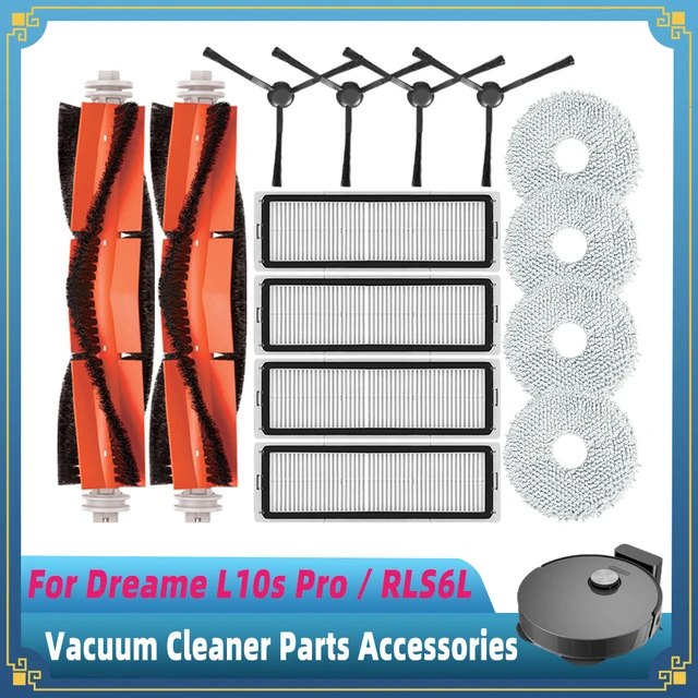 Original Dreame Bot L10s Ultra L10s Pro Robot Vacuum Cleaner Spare  Accessory Parts Kit Hair Main / Side Brush, Filter, Mop Rag - AliExpress