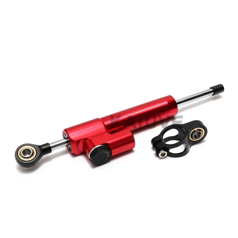 KAIUVE 255MM Universal Motorcycle Steering Damper Stabilizer for YAMAHA HONDA KAWASAKI SUZUKI DUCATI BMW and Electric Scooter