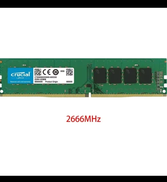 Crucial Memoria RAM DDR4 8GB 4GB 32GB 16GB 3200MHz 2133 2400 2666MHz PC4-19200 21300 288Pin Desktop Memory DIMM For Intel AMD photo review