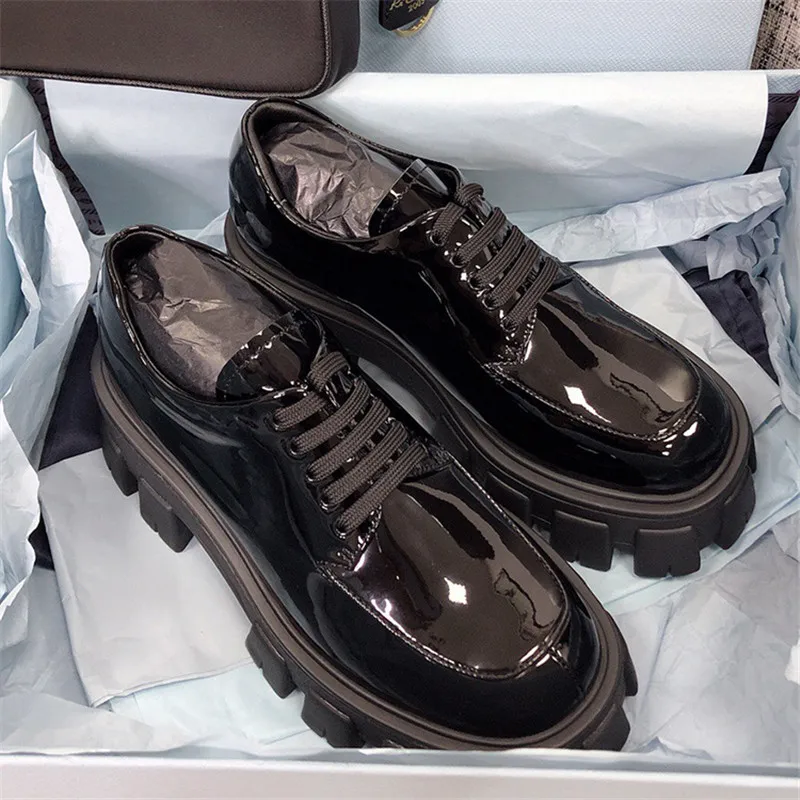 

Loafer Flats Shoes For Women 2023 Leather Round Toe Zapatillas Mujer Casual Slip On Ladies Shoes Thick bottoms Women' Shoes