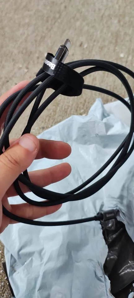 Baseus 240W PD Fast Charging Cable Type-C to Type-C 5A photo review