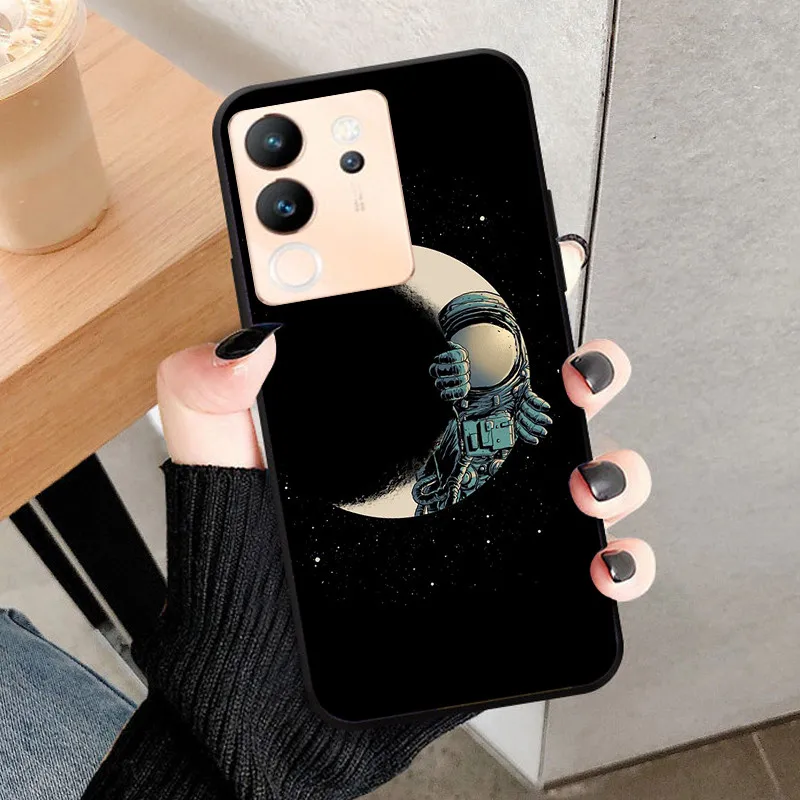 Sleek Black Soft Silicone TPU Protective Phone Case