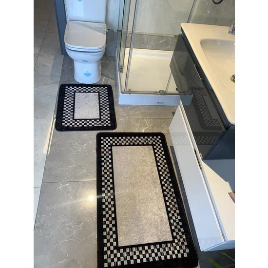 

Brillant Melany 2-Piece Latex Floor Bath Mat Set